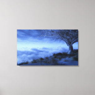 Lienzo Al borde del mundo (invierno)