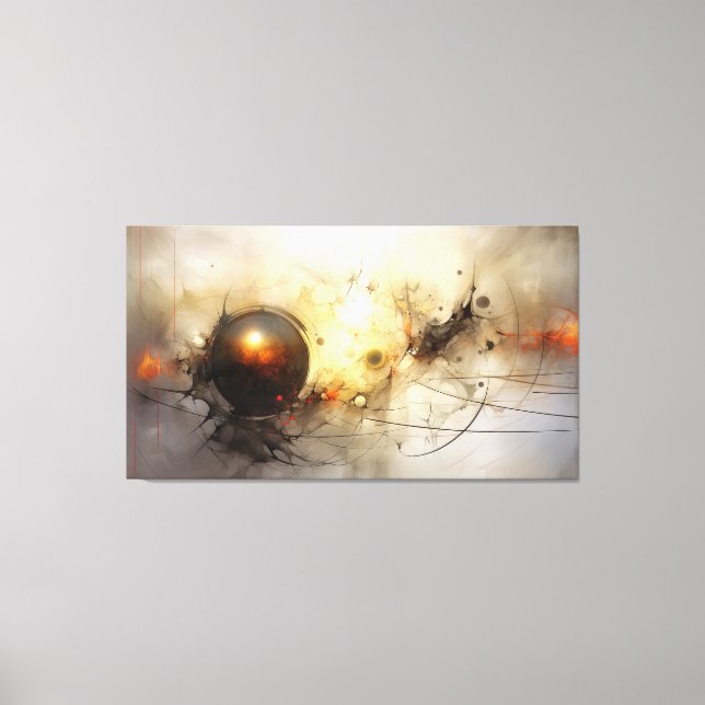 Lienzo Al estilo de Gabriel Pacheco (Anverso)