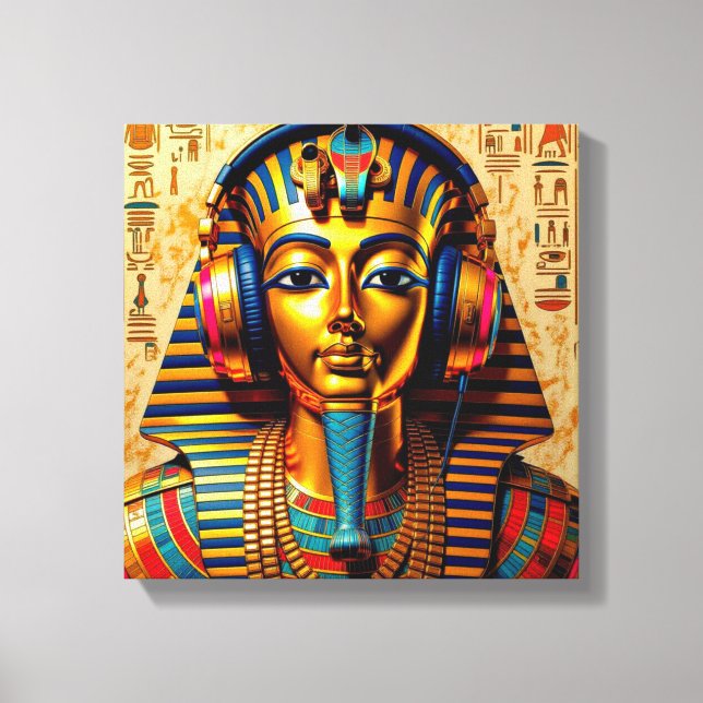 LIENZO AL IGUAL QUE FARAÓN TUT 2 (Anverso)