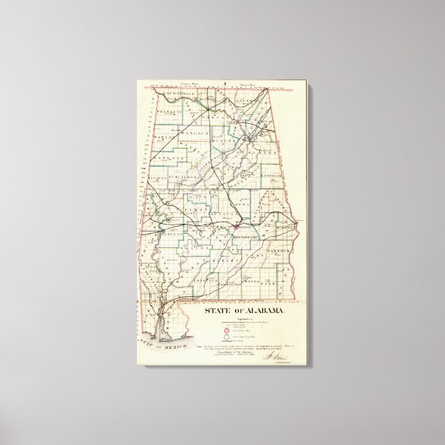 Lienzo Alabama (Anverso)
