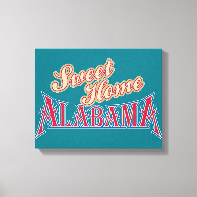 Lienzo Alabama es hogar (Anverso)