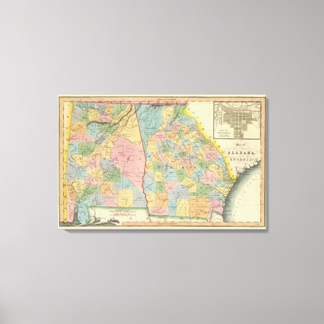 Lienzo Alabama (Georgia) (Anverso)