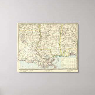Lienzo Alabama, Misisipi, Luisiana, Arkansas