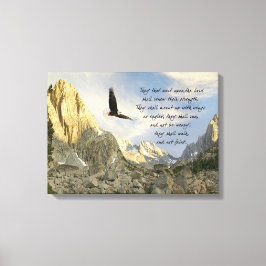 Lienzo Alas como Águilas Isaías 4o