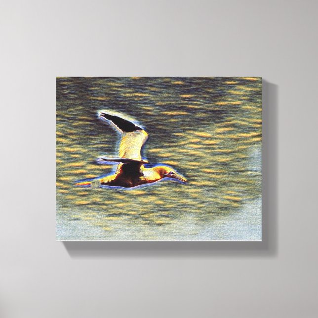 Lienzo Alas de la armonía: Aves al cielo abierto (Anverso)