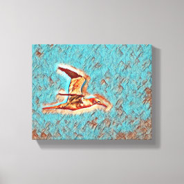 Lienzo Alas de la armonía: Aves en el cielo abierto"