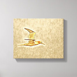 Lienzo Alas de la armonía: Aves en el cielo abierto"