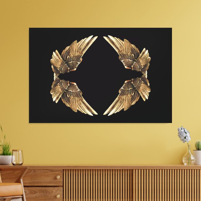 Lienzo Alas frente a los otros imagen impresa en Premium (Insitu (Sala de estar))