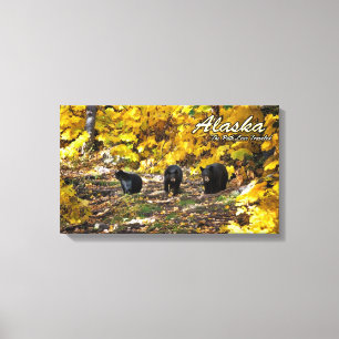 Lienzo Alaska El Camino Menos Viajado