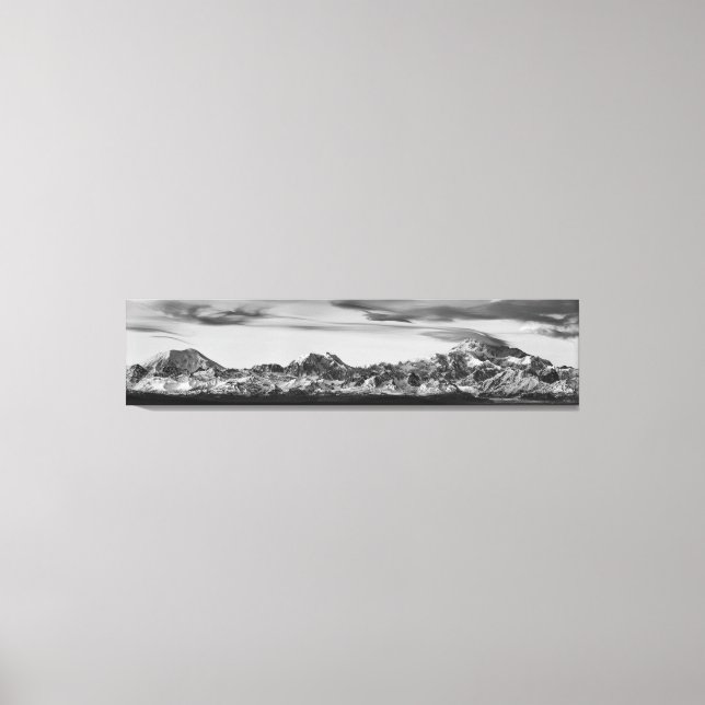 Lienzo Alaska Range Panorama (Anverso)