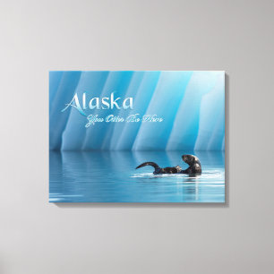 Lienzo Alaska-You Otter Be Here