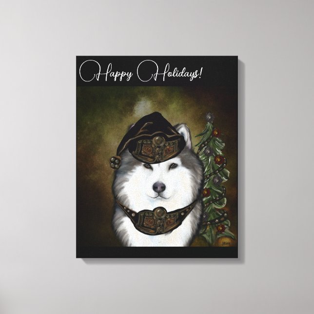 Lienzo Alaskan Malamute (Anverso)