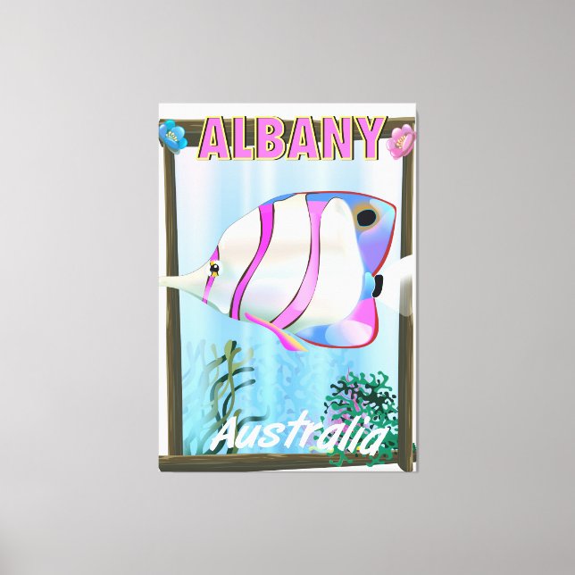 Lienzo Albany, Australia Occidental (Anverso)