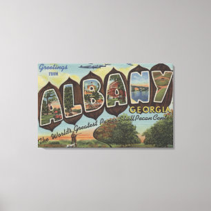 Lienzo Albany, Georgia - Escenas de letras grandes
