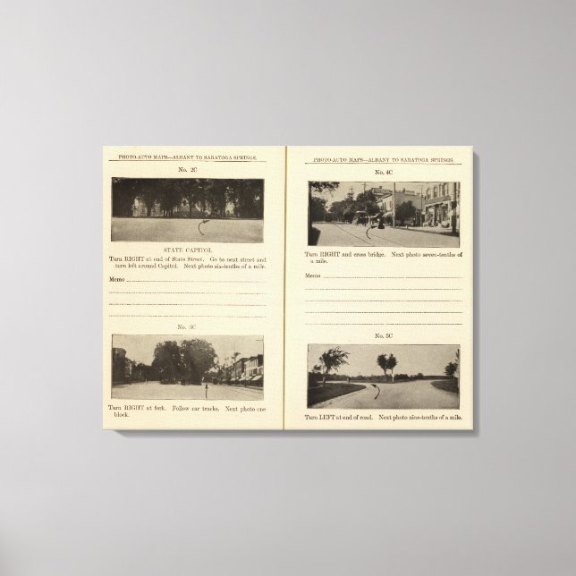 Lienzo Albany, NY (Anverso)