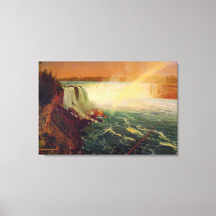 Lienzo Albert Bierstadt, Cataratas del Niágara.