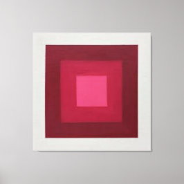 Lienzo alberts de josef rojo-blanco