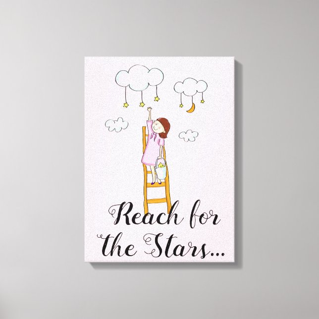 Lienzo Alcance de las estrellas (Anverso)