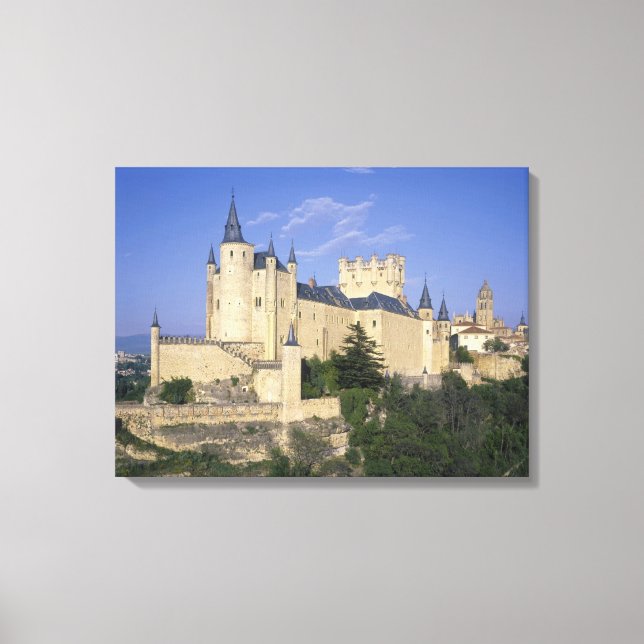Lienzo Alcázar, Segovia, Castilla León, España (Anverso)