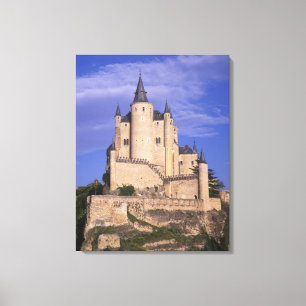Lienzo Alcázar, Segovia, Castilla León, España, Unesco