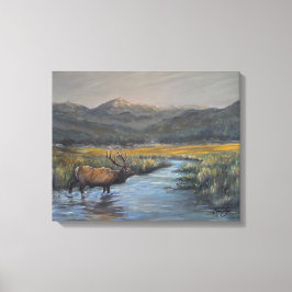 Lienzo Alce Dorado