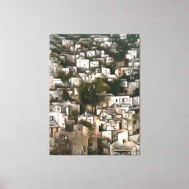 Lienzo Aldea Abandonada De Kayakoy Fethiye Paisajes De Ar