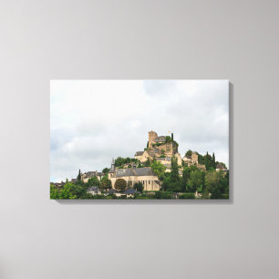 Lienzo Aldea de Turenne en Francia