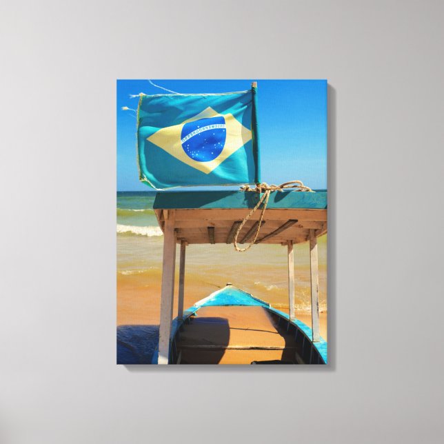 Lienzo Aldea En Un Río | Alter Do Chao, Pará / Brasil (Anverso)