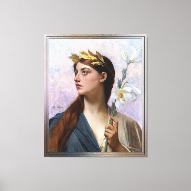 Lienzo Alegoría de la victoria de Jules Joseph Lefebvre (Anverso)