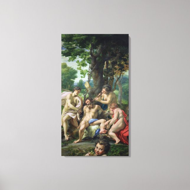 Lienzo Alegoría de los vicios, 1529-30 (Anverso)