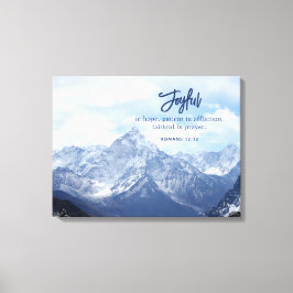 Lienzo Alegre En Esperanza La Montaña Cristiana Inspirado