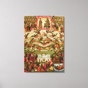 Lienzo Alegría de todos que Virgen del dolor, 1707