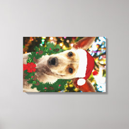 Lienzo Alegría por el cachorro