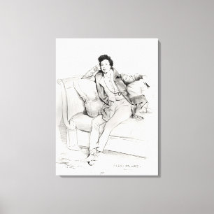 Lienzo Alejandro Dumas Pere