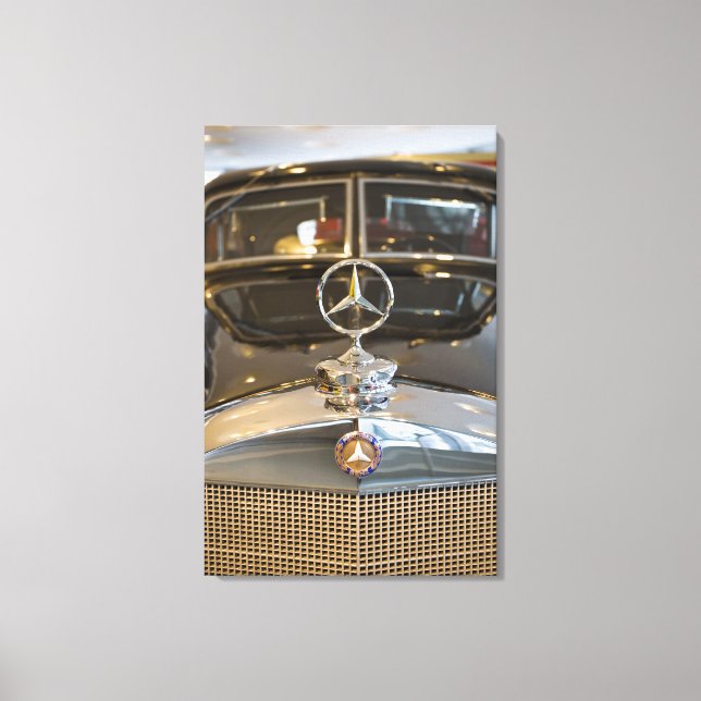 Lienzo Alemania, Baden-Wurttemberg, Stuttgart. Mercedes (Anverso)