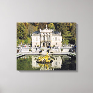 Lienzo Alemania, Baviera, Castillo Linderhof. Linderhof