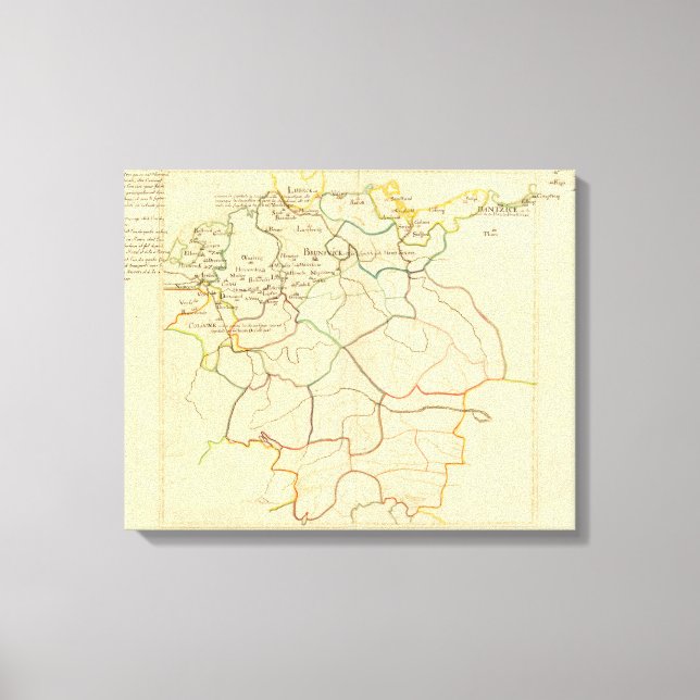 Lienzo Alemania y Austria (Anverso)