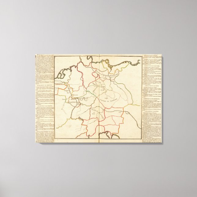 Lienzo Alemania y Austria 3 (Anverso)