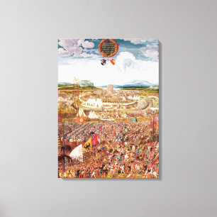 Lienzo Alesia sitió por Julio César