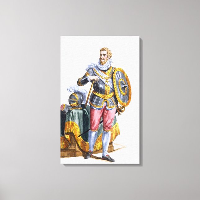 Lienzo Alessandro Farnese (1546-92) Duque de Parma de R (Anverso)
