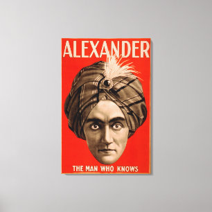 Lienzo Alexander el hombre que conoce al Poster mágico
