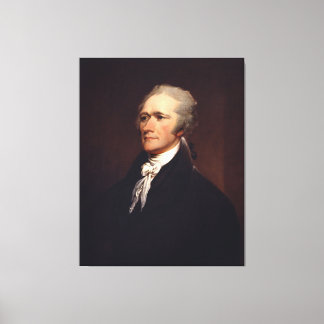Lienzo Alexander Hamilton Fundador y Documentos Federalis
