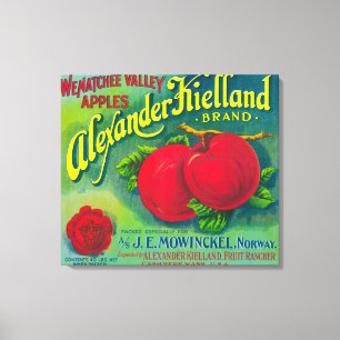 Lienzo Alexander Kielland Apple etiqueta - la cachemira,