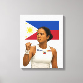 Lienzo Alexandra Eala - Campeón de Guadalajara 2025