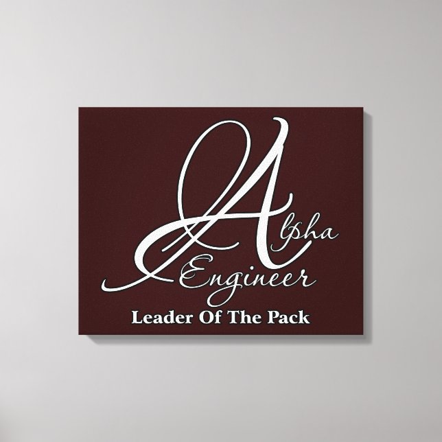 Lienzo Alfa Engineer (Anverso)