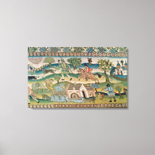 Lienzo Alfombra de la tabla de Bradford, detalle de