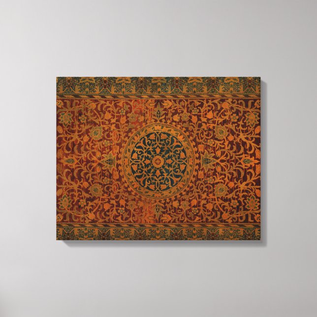 Lienzo Alfombra tapiz de William Morris (Anverso)