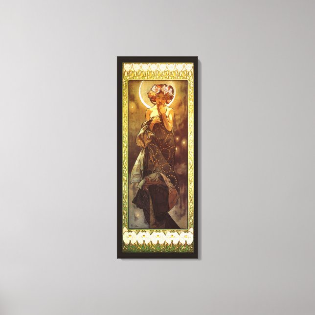 Lienzo Alfons Mucha: Luna (Anverso)