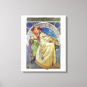 Lienzo Alfons Mucha Princezna 1911 Hyacinta