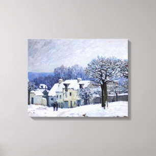 Lienzo Alfred Sisley - Colocar a Chenil en Marly, efecto
